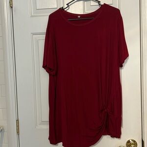 2XL burgundy top